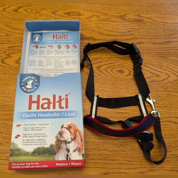 Halti optifit head collar stops pulling. New with tags, size m (16.5-21" neck) - Picture 2 of 8
